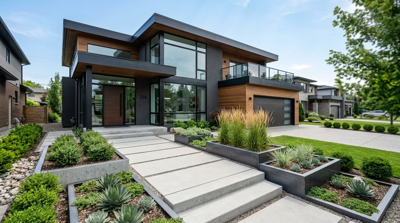 Walkway and Planting Connection